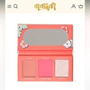 NWOT Alamar Viva Las Cheekas Palette - Fair/Light